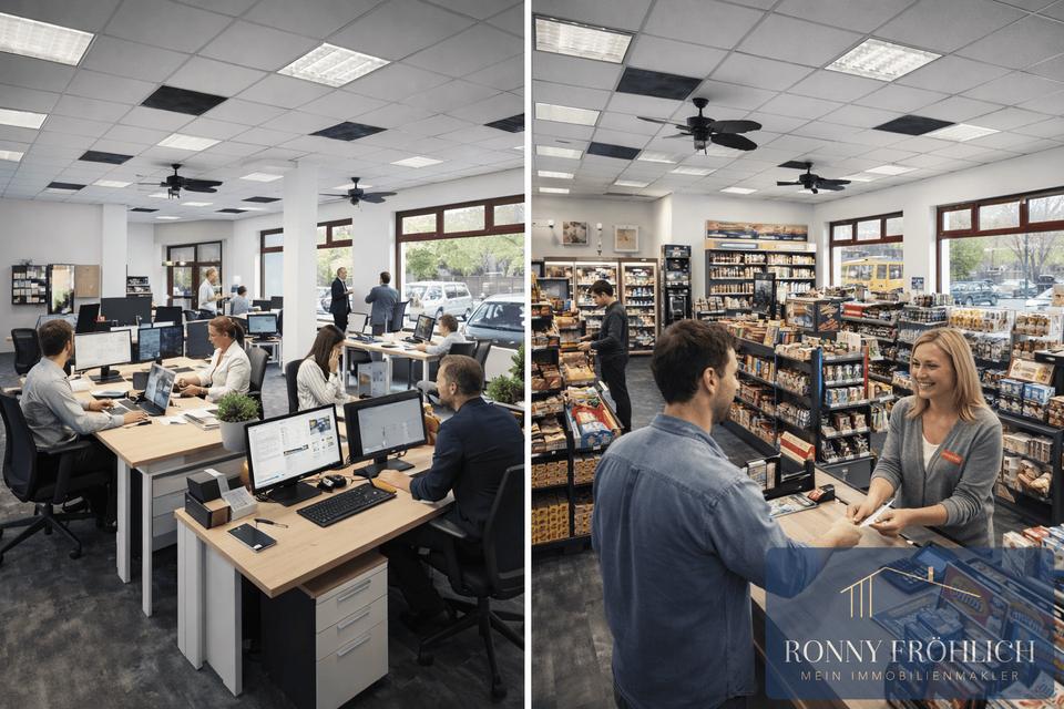Thumbnail-85m², Sofort startklar: Modernisiertes Gewerbe-Loft in Top-Lage Zwickau, Büro, Laden Tiefgarage