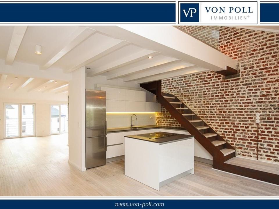 Thumbnail-Traumhaftes Dachgeschoss-Loft mit offener Galerie und Einbauküche