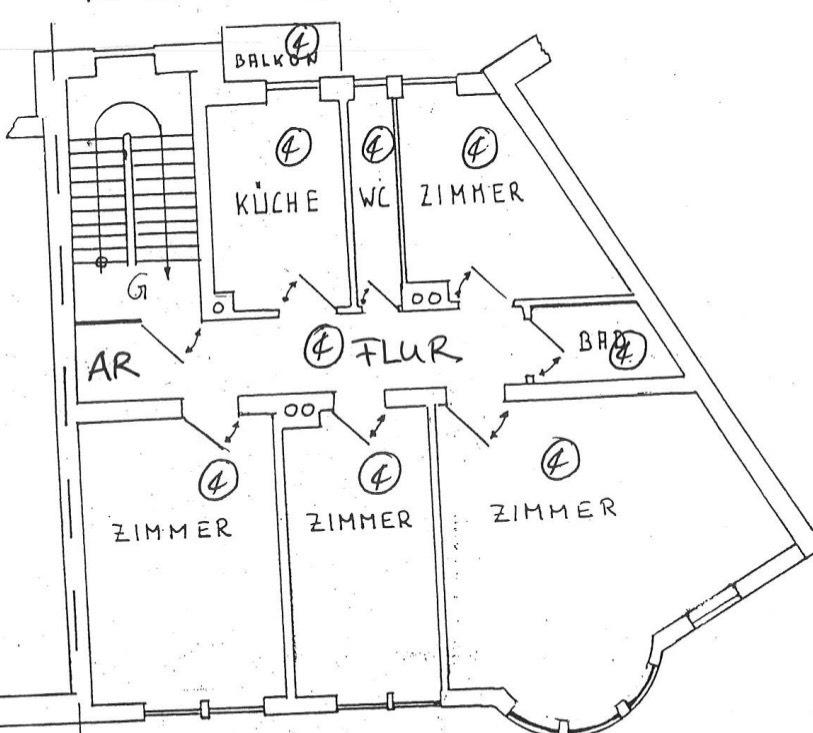 Thumbnail-Bamberg4 Zi- Altbau kernsaniertErstbezug - Nähe Kunigundendamm