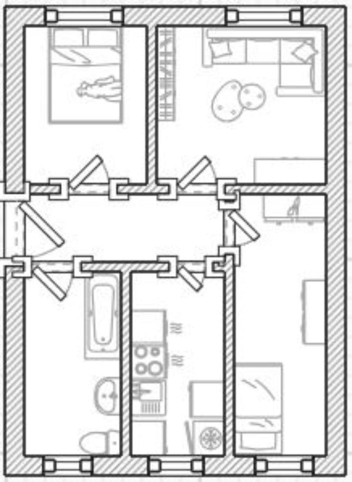Thumbnail-helle 3 Raumwohnung in der Nähe von Templin