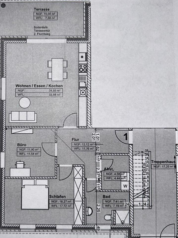 Thumbnail-Exklusive Neubauwohnung mit Terrasse am See (93,98 m²)