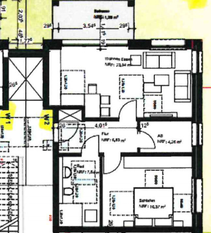 Thumbnail-Neubau! 2 ZKB mit Terrasse in Rheine - Engernstraße