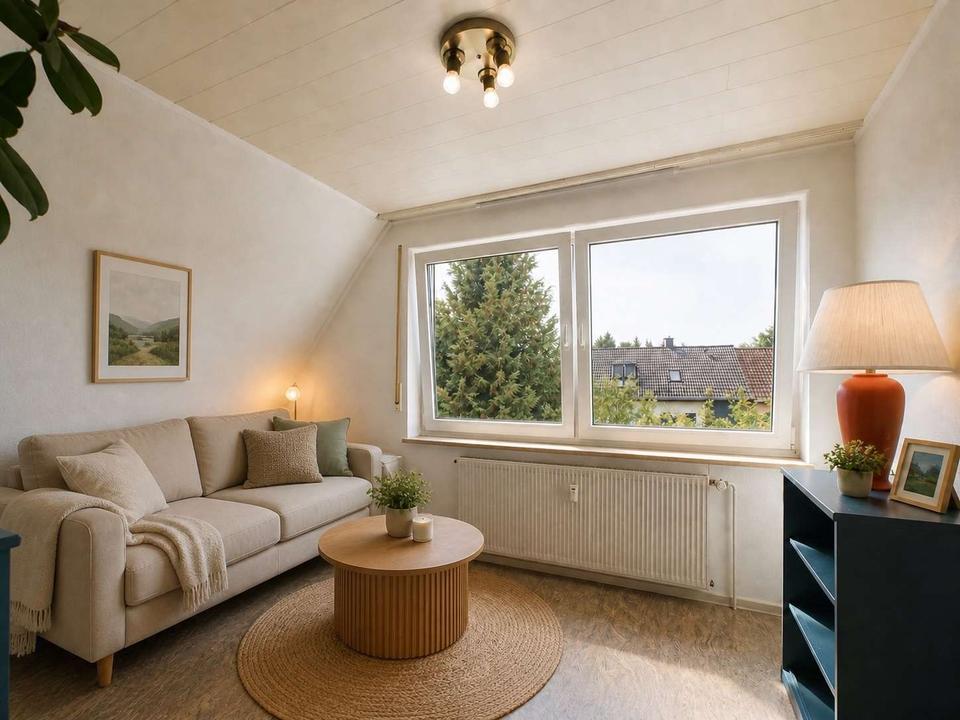 Thumbnail-VERMIETUNG - Frei ab 01.08.2026: Voll möblierte 3-Zimmer-Dachgeschosswohnung mit Wintergarten in Bayreuth Nähe Hohe Warte Festspielhaus