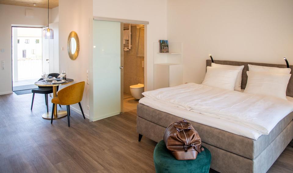 Thumbnail-Workation - Moderne 1-Zimmer Apartments (Ferienwohnung) im Zentrum von Dillingen a.d. Donau - voll möbliert & flexibel buchbar