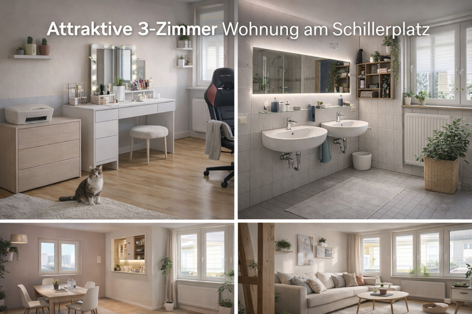 Thumbnail-Attraktive 3-Zimmer-Wohnung - Wetzlar Altstadt (Schillerplatz)