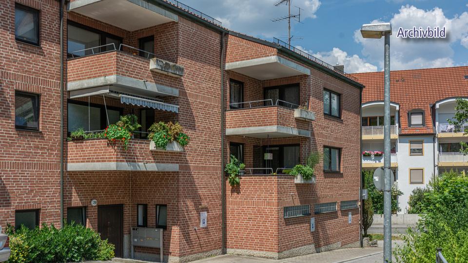 Thumbnail-Innenstadtnahe 3-Zimmer-Wohnung mit Einbauküche, Balkon und Bad mit Fenster - Landshut-Ämterviertel