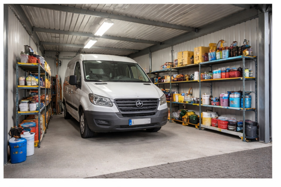 Thumbnail-Große Garage Lagerfläche für Transporter – Hamburg Rothenburgso