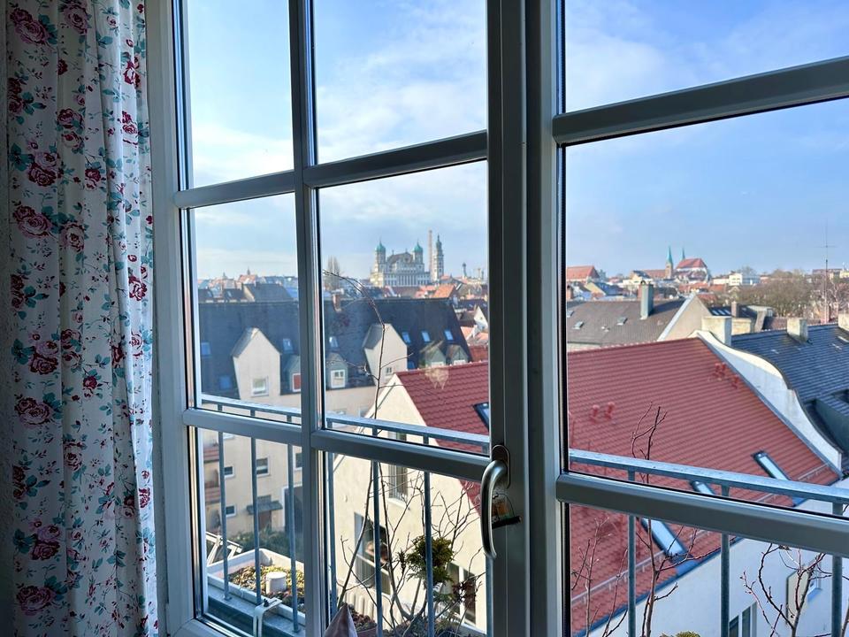 Thumbnail-möblierte ruhige Maisonette Stadt Wohnung mit Rathaus Blick