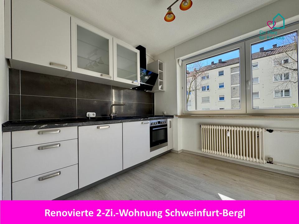 Thumbnail-Reizend renovierte 2-Zi.-Wohnung mit Balkon und Einbauküche, SW-Bergl zur Vermietung