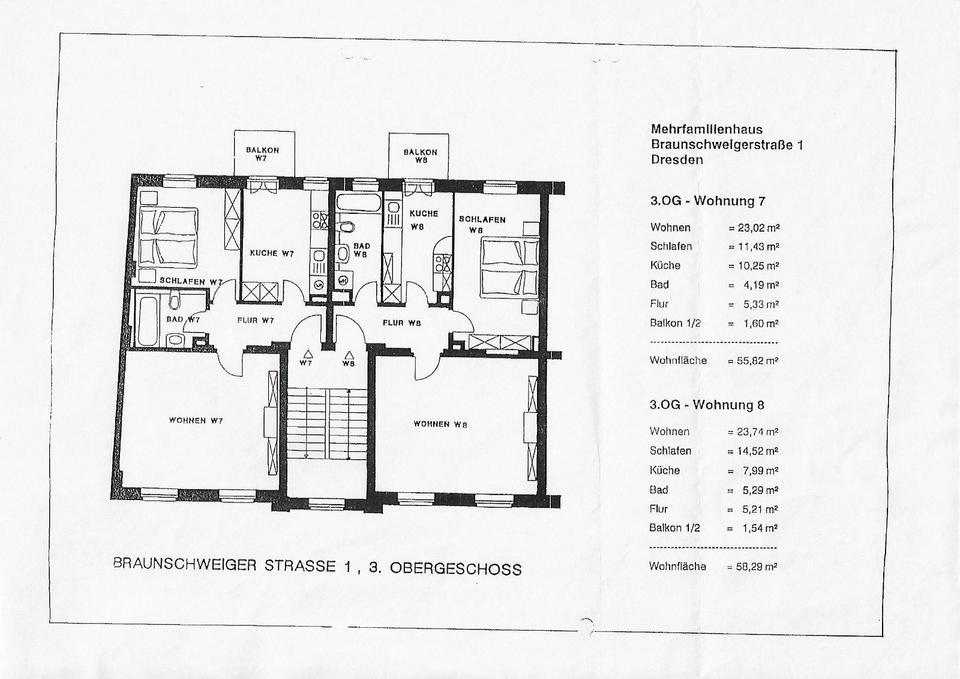 Thumbnail-2 Zimmer Küche Bad Balkon in Pieschen zu vermieten