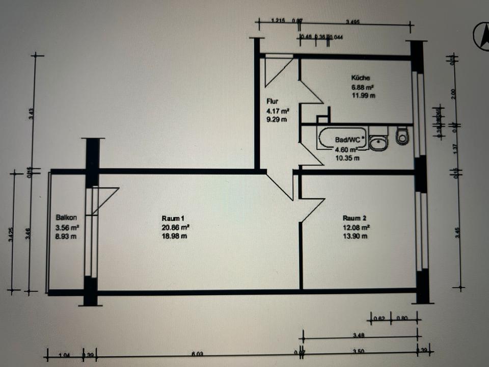 Thumbnail-Wohnung Mietwohnung Etagenwohnung 3. Etage