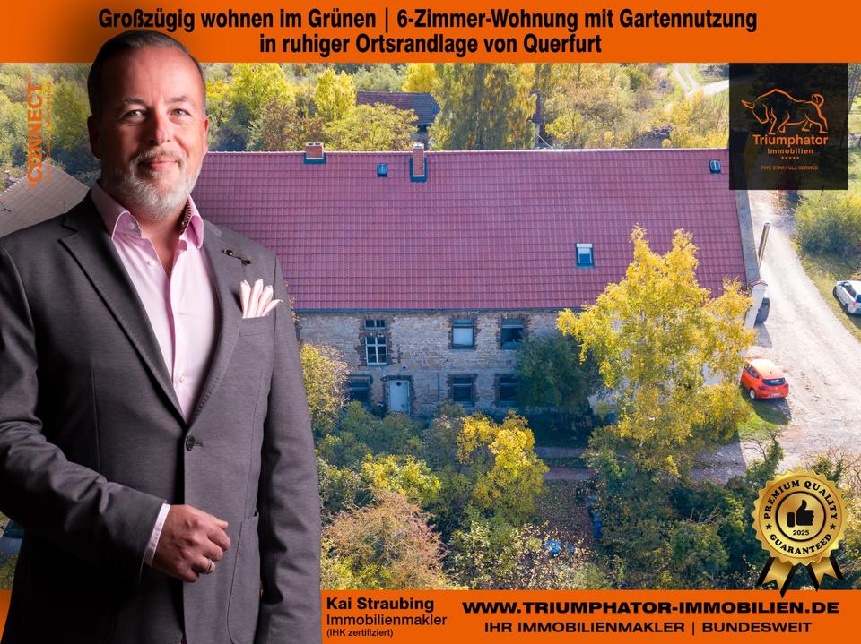 Thumbnail-6-Zimmer-Wohnung mit Gartennutzung in ruhiger Ortsrandlage