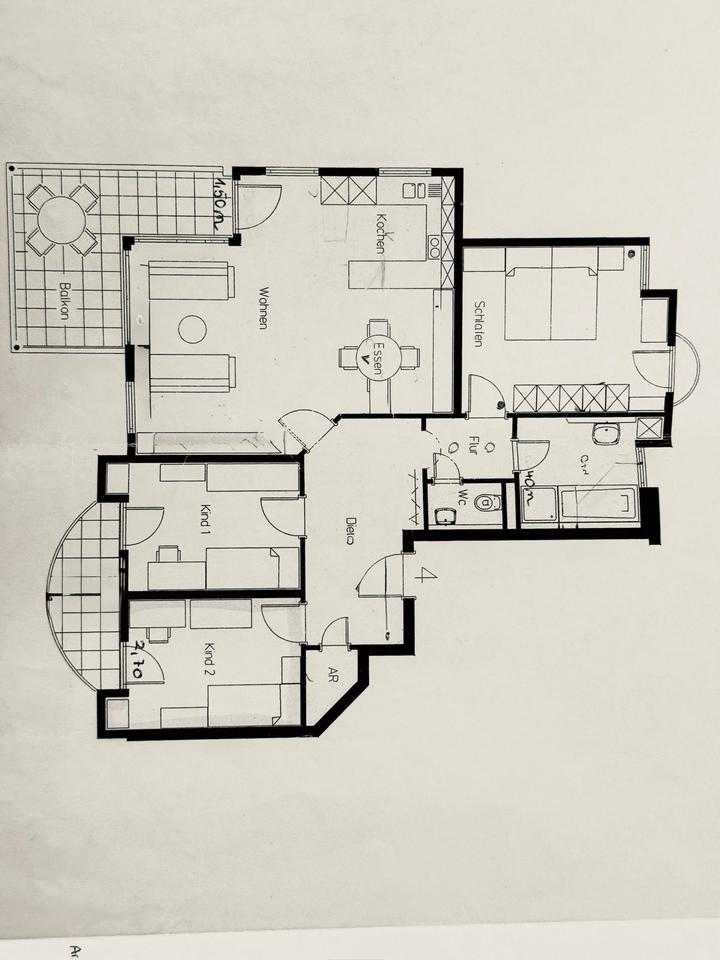 Thumbnail-4 Zimmer Wohnung