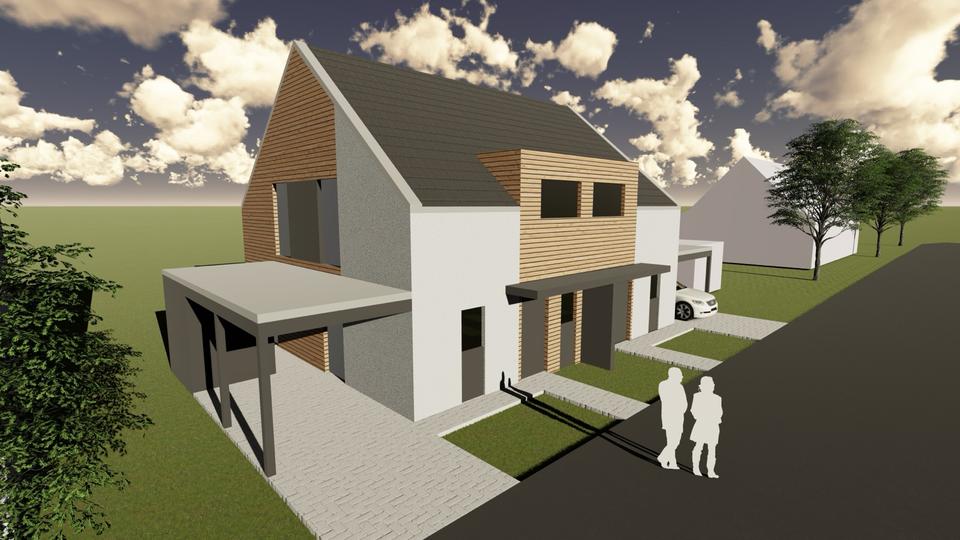 Thumbnail-Moderne Neubau Doppelhaushälfte Erstbezug