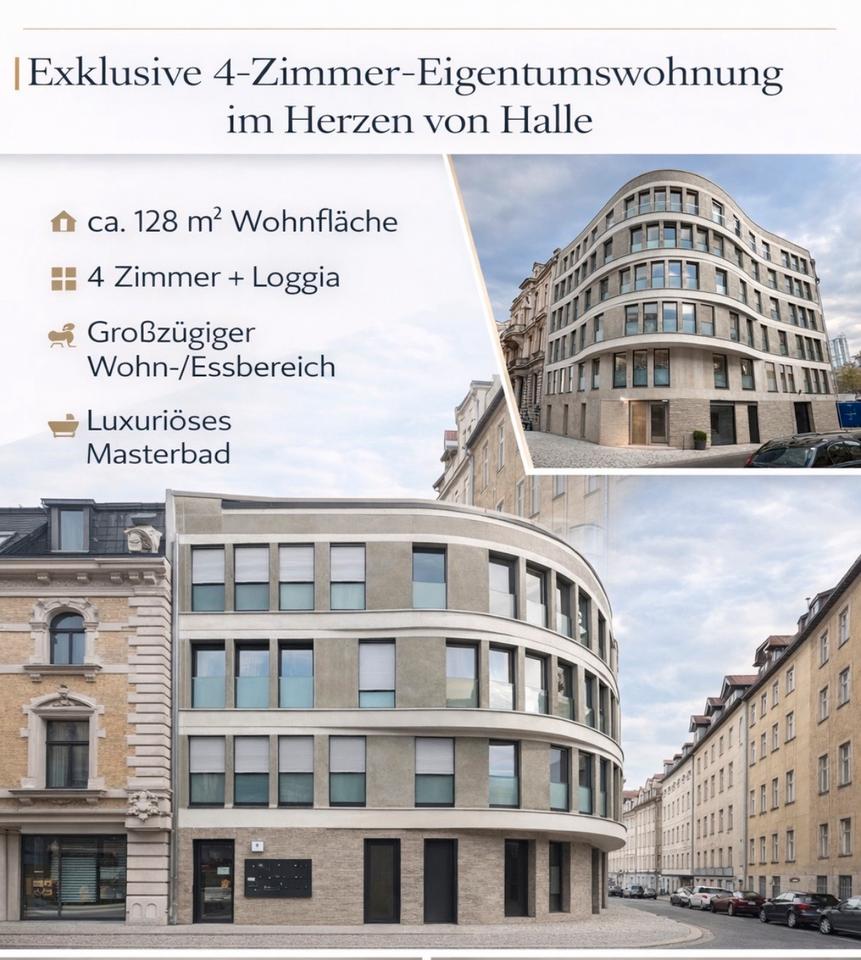 Thumbnail-Eigentumswohnung Erstbezug Oleariusstraße 06118 Halle Zentrum