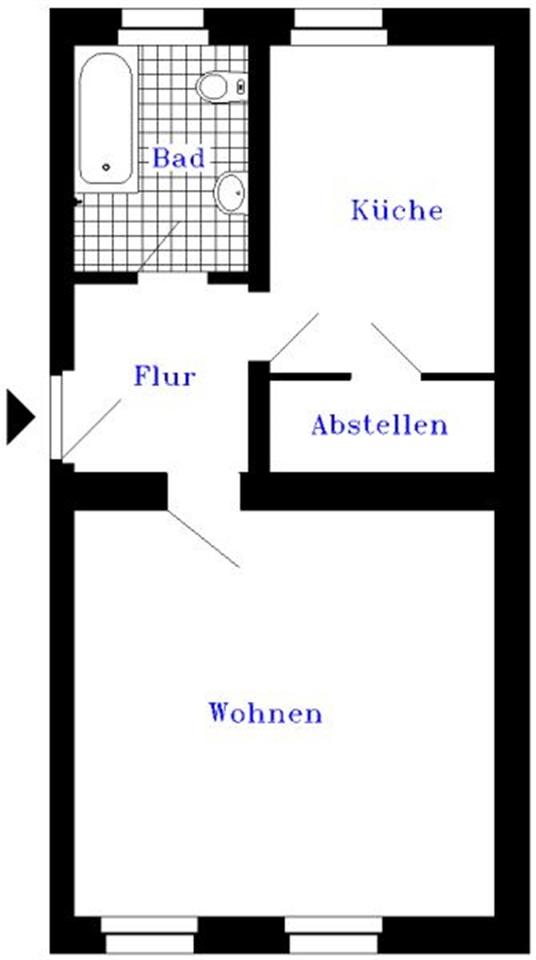 Thumbnail-renovierte 1-Raumwohnung