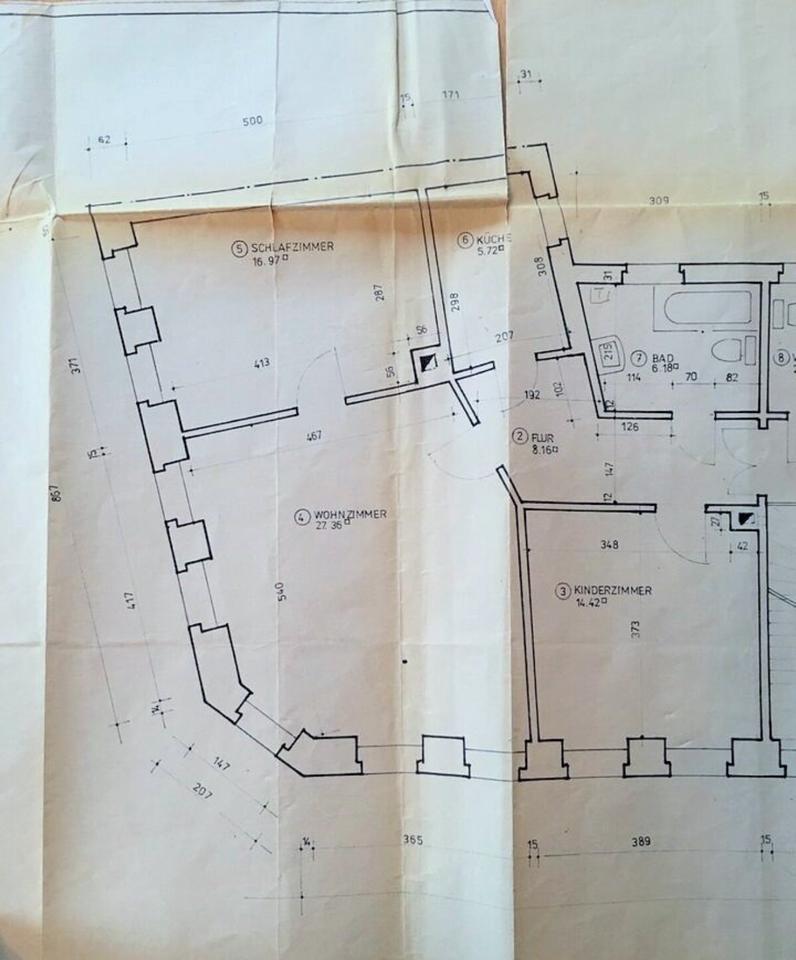 Thumbnail-Vermiete helle 3-Zi.-Wo. im 1.OG im Oschatzer Zentrum