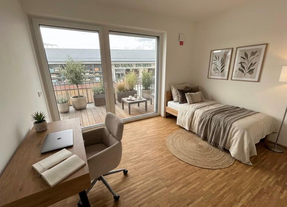 Thumbnail-Möbliertes WG Zimmer in Augsburg nähe Klinikum zu vermieten