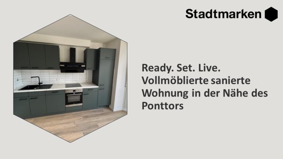 Thumbnail-Vollmöblierte sanierte Wohnung in der Nähe des Ponttors