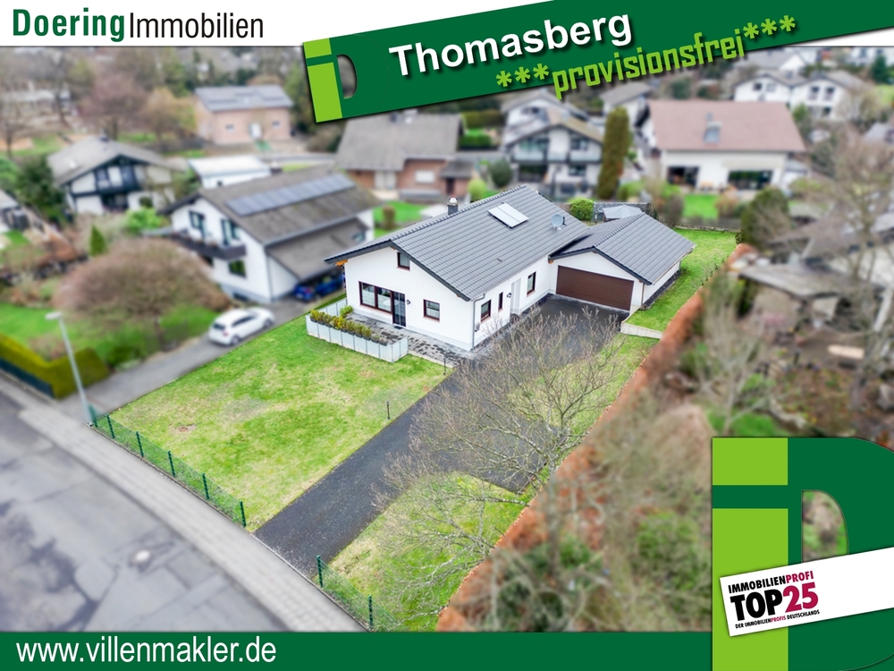 Thumbnail-Neuwertiger Bungalow auf einer Ebene mit großer Garage in Königswinter-Thomasberg