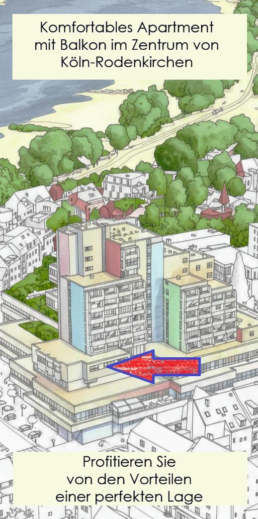 Thumbnail-Komfortables Apartment mit Balkon im Zentrum von Rodenkirchen Profitieren Sie von den Vorteilen einer perfekten Lage
