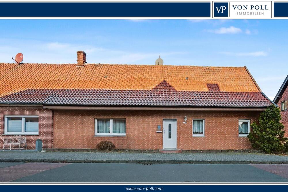 Thumbnail-Kleines Einfamilienhaus mit großem Grundstück