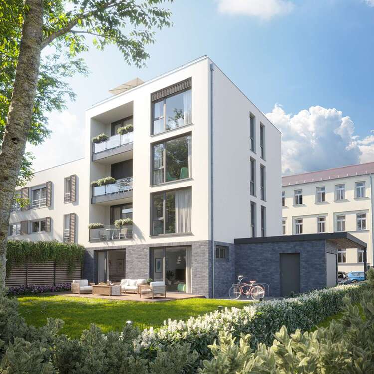 Animation Haus mit Garten