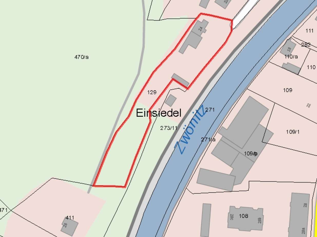 Thumbnail-Großes Baugrundstück mit Altbestand am Waldrand in idyllischer Lage