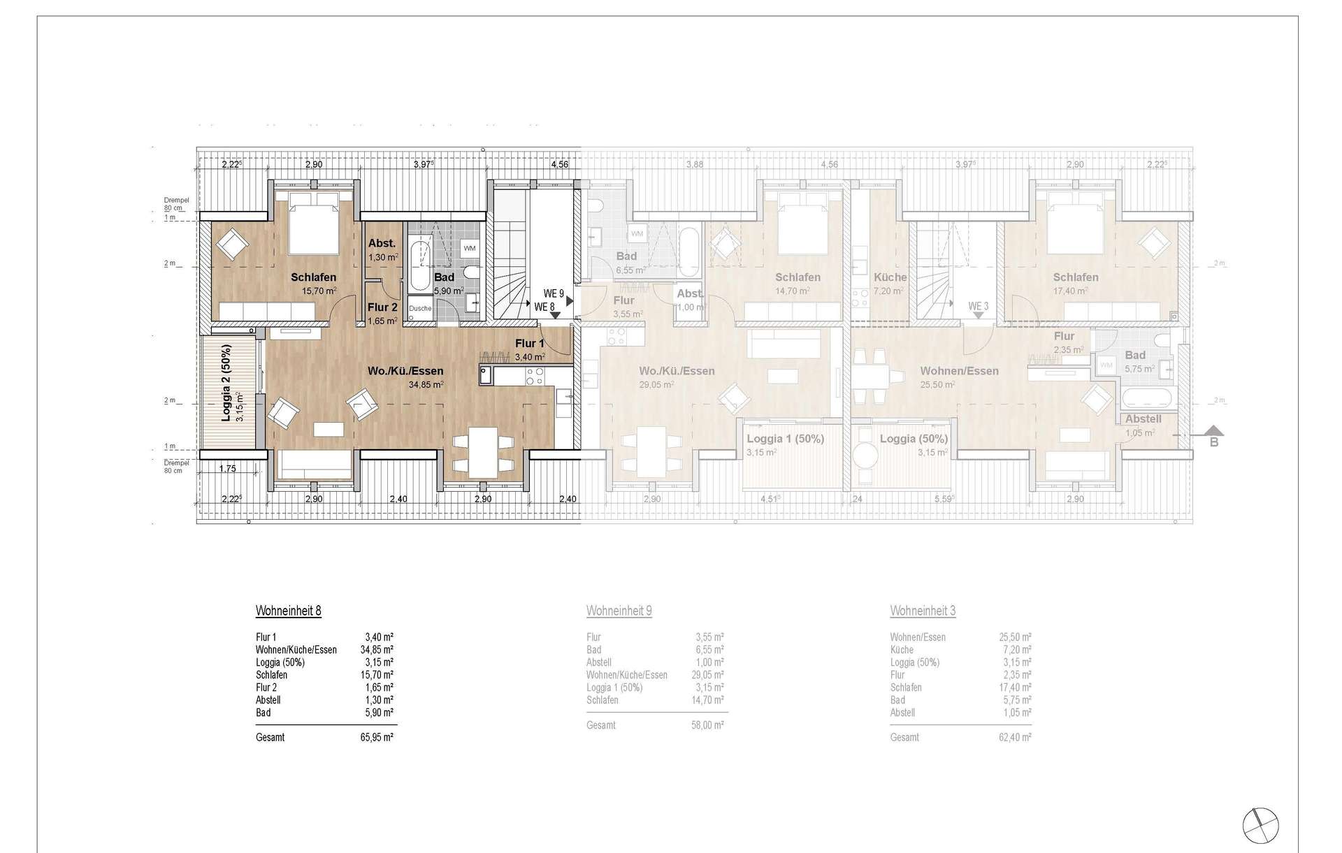 Thumbnail-**Komfortable 2-Raum-Wohnung in Holzhausen: 66,10 m² mit hochwertiger Ausstattung!**