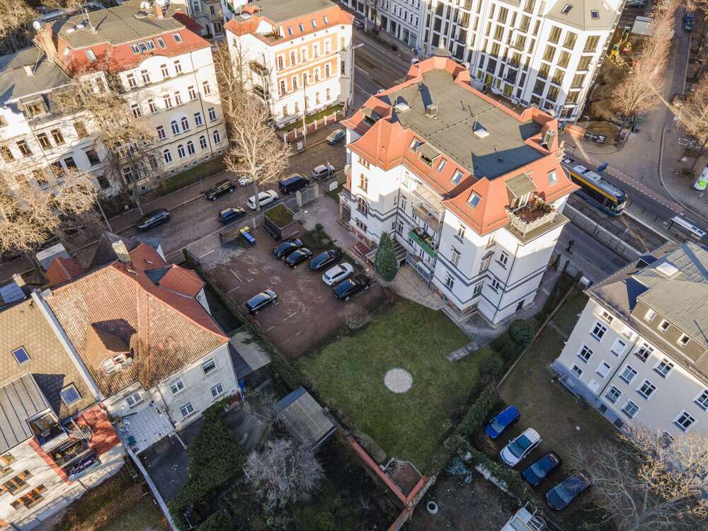 Vogelperspektive Grundstück