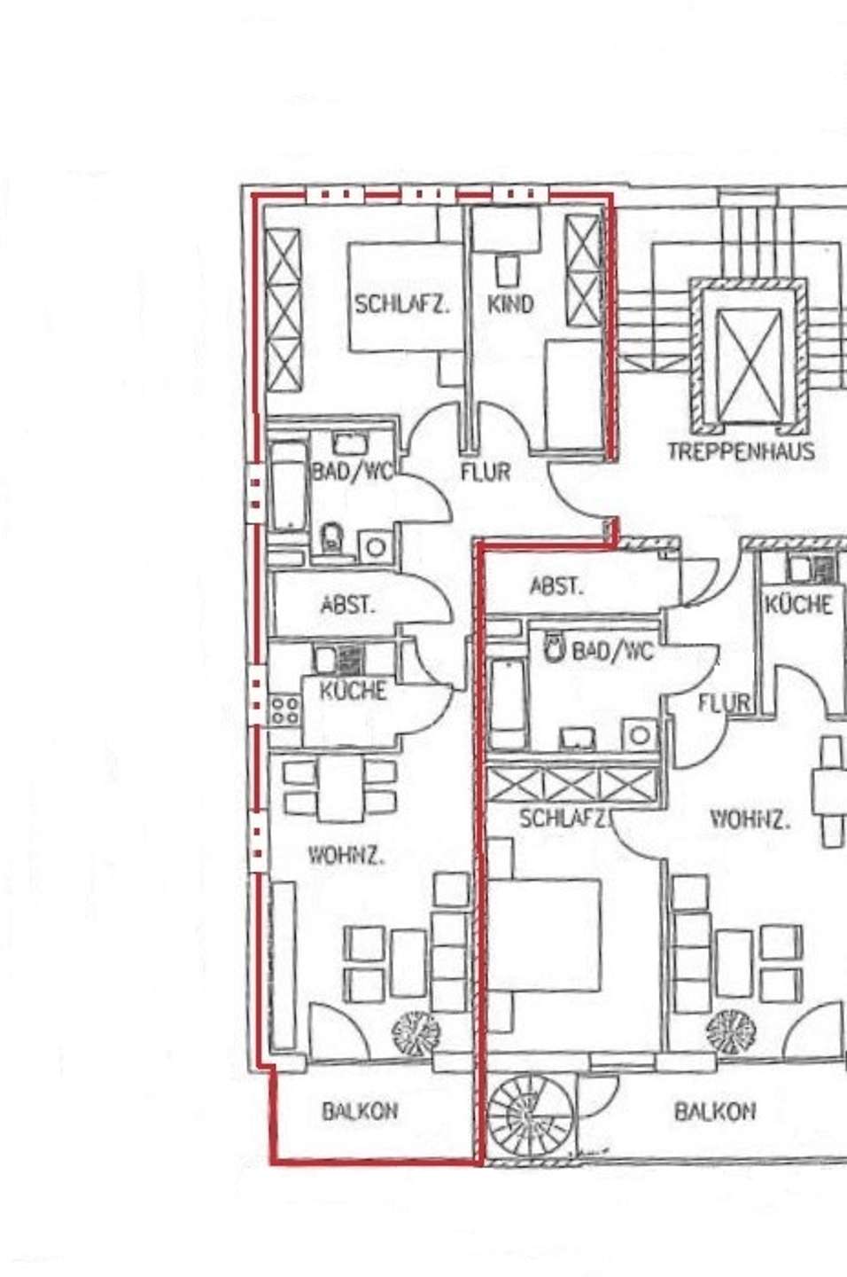 Grundriss WE 3