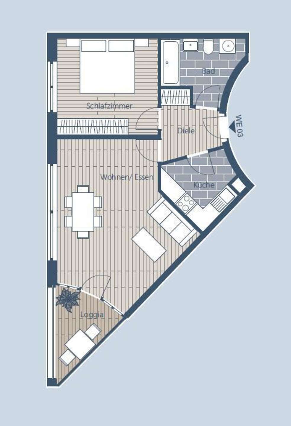 Thumbnail-Kapitalanleger aufgepasst! Langzeit-vermietete 2-Raum-ETW mit Loggia in Plagwitz-Lindenau