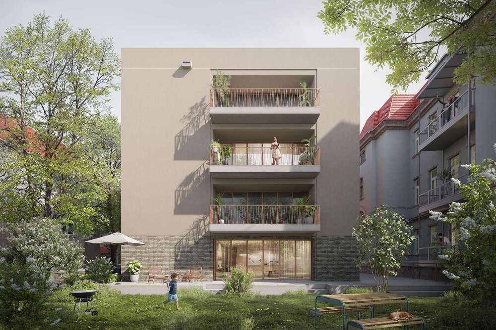 Thumbnail-Nahe Arthur-Bretschneider-Park - Stilvoller Neubau, Eigentumswohnung mit 3 Räumen und großer Loggia