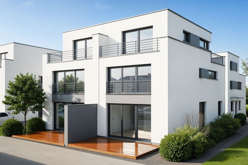 Thumbnail-***Zeitlos modern: Neubau-Doppelhaushälfte im Bauhaus-Stil in Bodenheim***