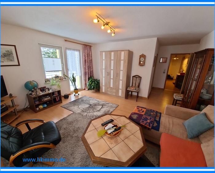 Wohnzimmer 2-Raumwohnung in Köthen OT Arensdorf