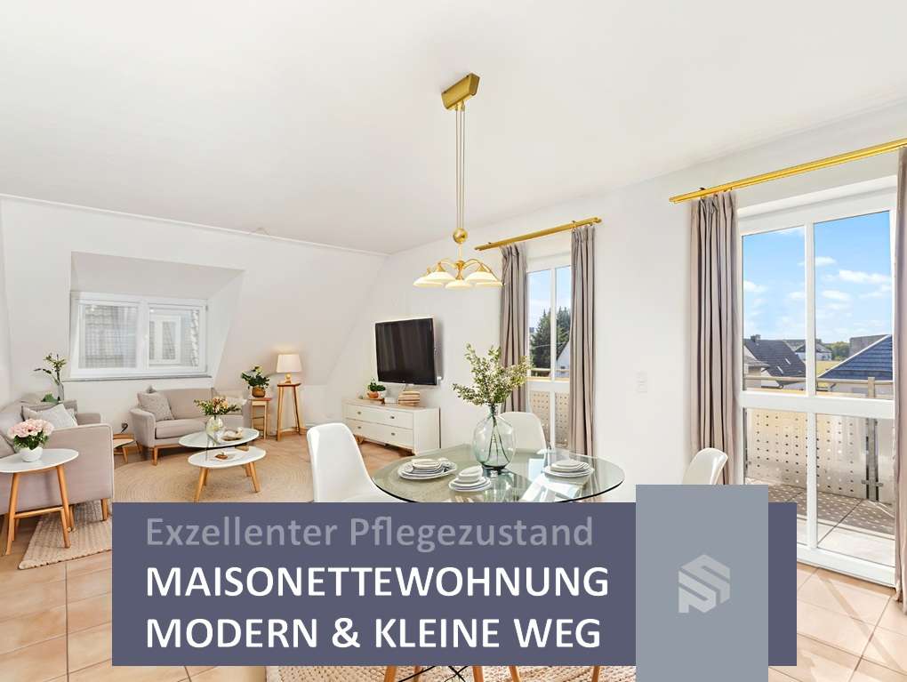 Thumbnail-Ruhig gelegen in kleiner Wohnanlage | Helle, top gepflegte Maisonette-Wohnung