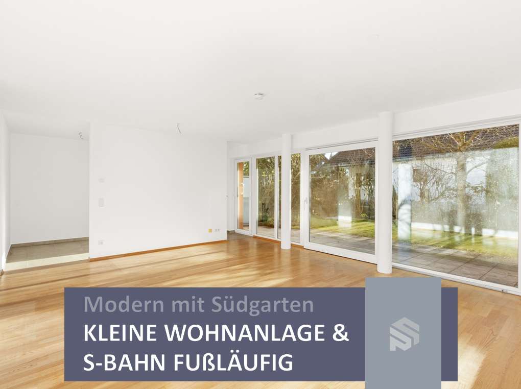 Thumbnail-Moderne Gartenwohnung fußläufig zur S-Bahn | Frisch gestrichen zum Einzug bereit