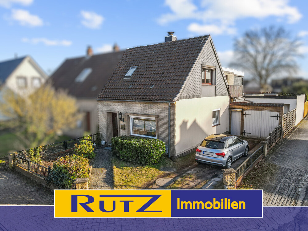 Thumbnail-Delmenhorst-Dwoberg Ströhen Zentral gelegene Doppelhaushälfte auf großem Grundstück