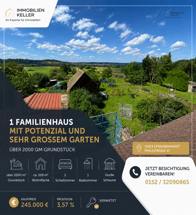 Thumbnail-1 Familienhaus mit Potenzial und sehr großem ,über 2000 qm, Garten