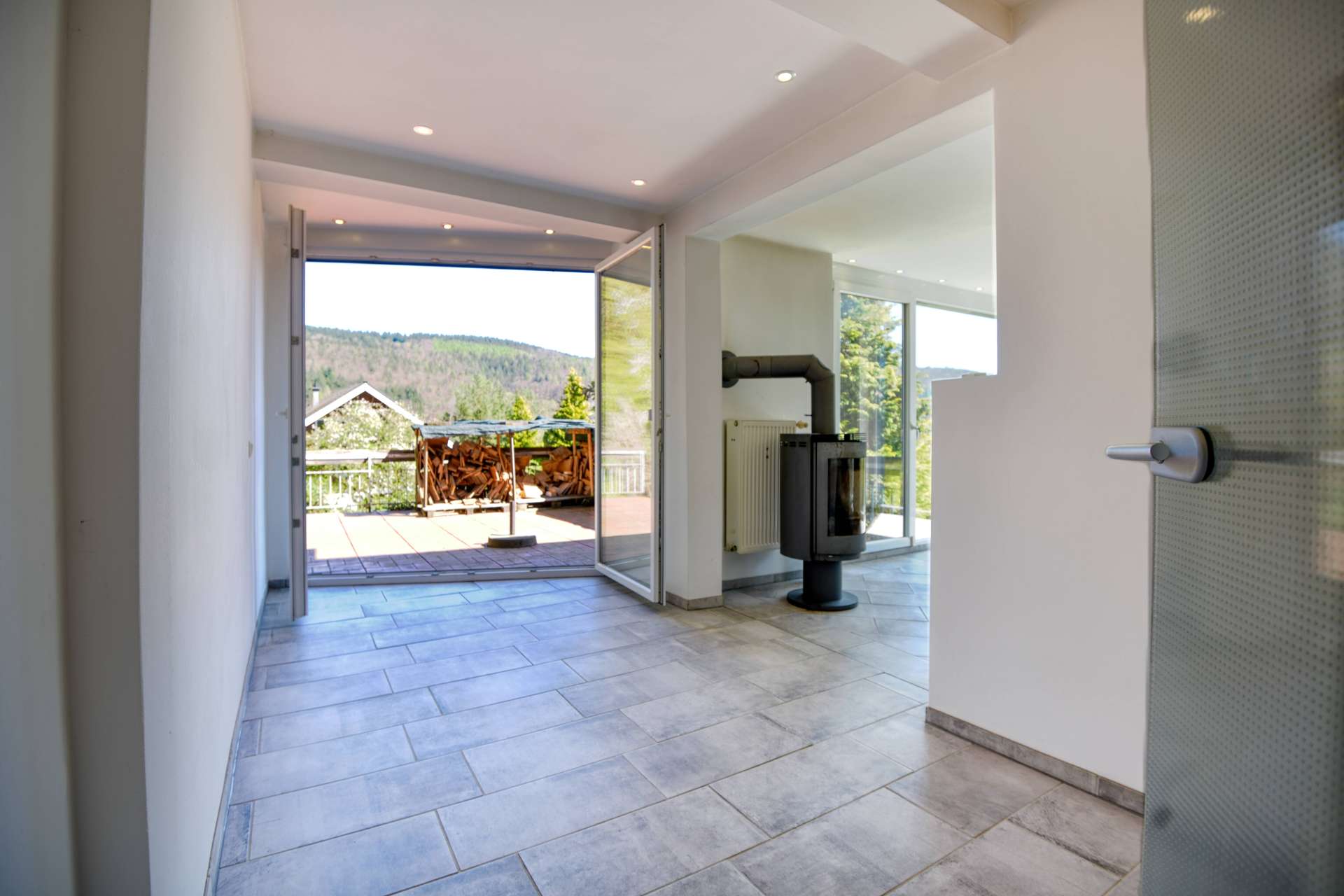 Thumbnail-Panoramahaus an den Toren Hirschhorns Energieeffizient & am Waldrand Garten, Balkone & Terrassen