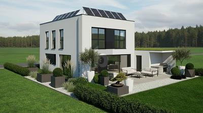 Thumbnail-NEUBAU - FREISTEHEND, MASSIV UND MODERN - KFW 40