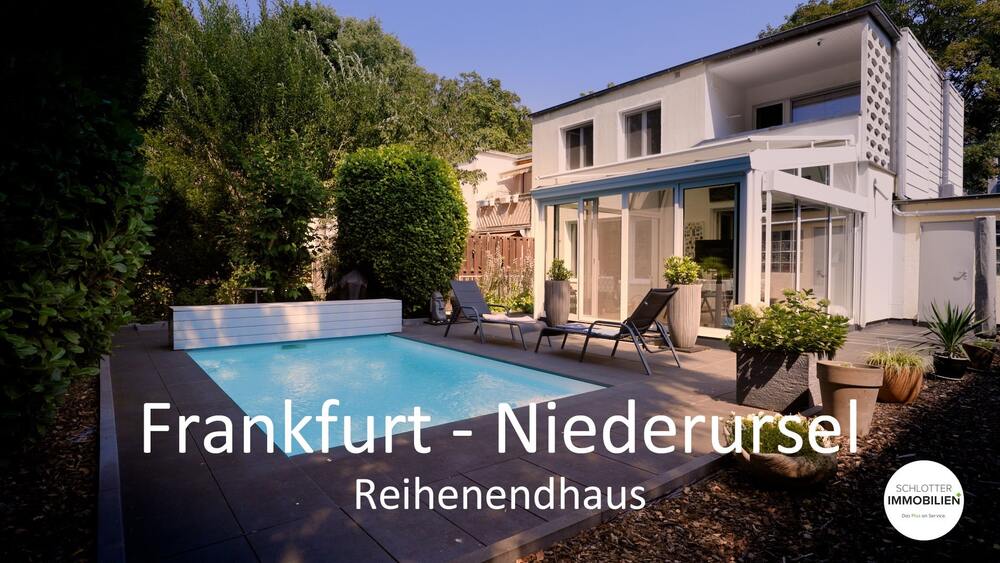 Thumbnail-Modernisiertes Haus mit Pool & Garten in Frankfurt