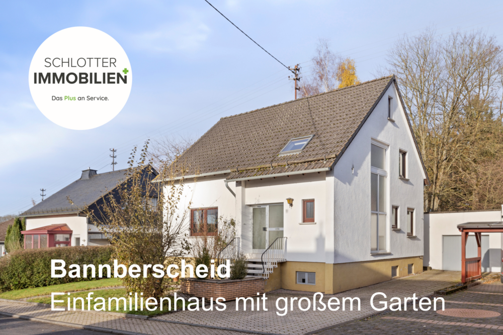 Thumbnail-Solides Einfamilienhaus mit traumhaftem Grundstück