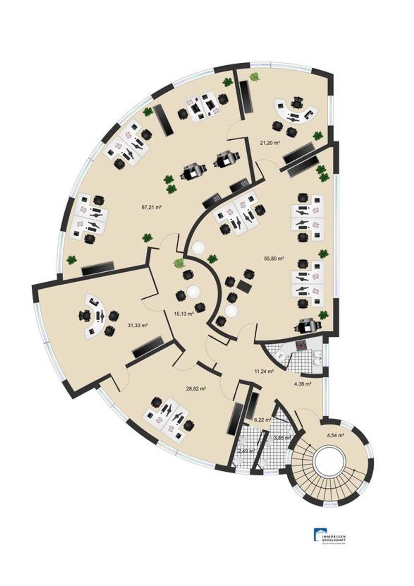 Thumbnail-Moderne Büro-Praxisfläche 240 m² nahe ICE-Bahnhof Montabaur – 3 Monate mietfrei