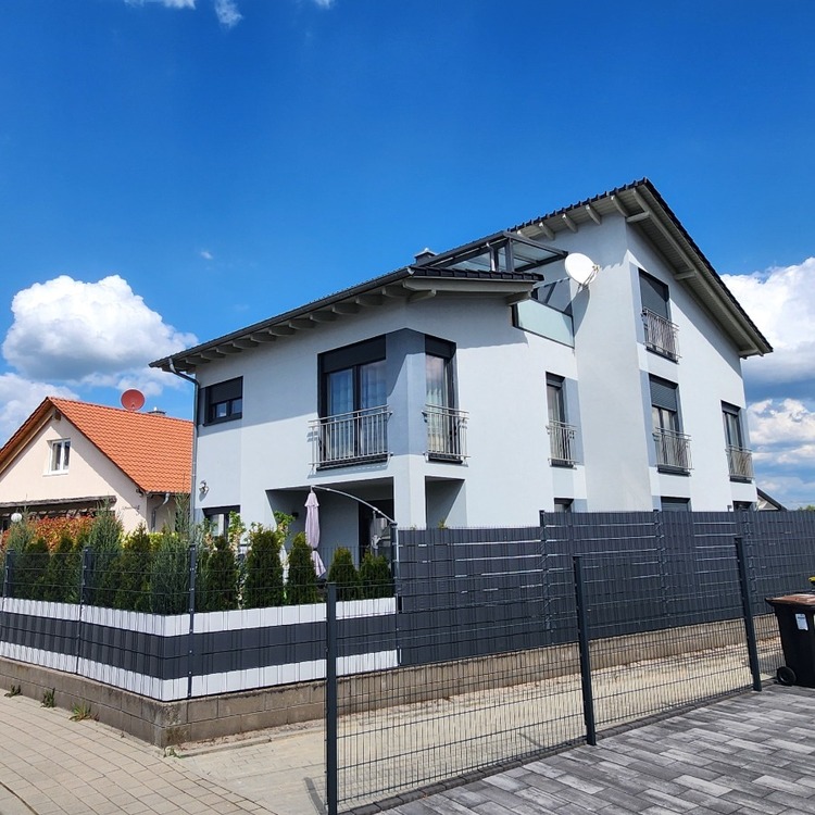 Thumbnail-Stilvolles Einfamilienhaus mit Pultdach, Dachterrasse und Galerie in bevorzugter Lage Siegelbach A