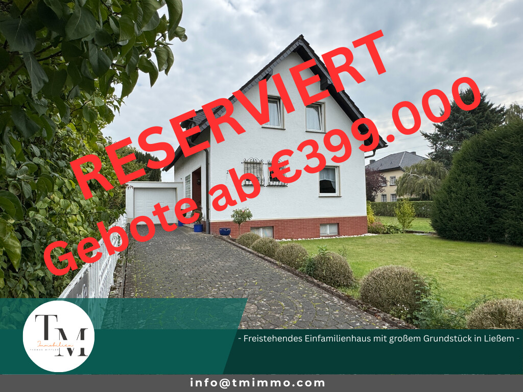 Thumbnail-Freistehendes Einfamilienhaus mit großem Grundstück in Ließem