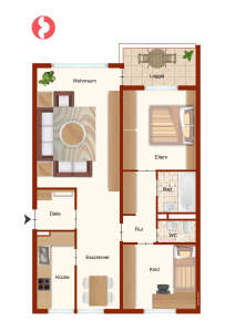 Thumbnail-Windberg! 3 Raum ETW + Aufzug + TG Platz