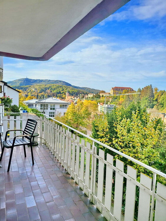 Ausblick vom Balkon