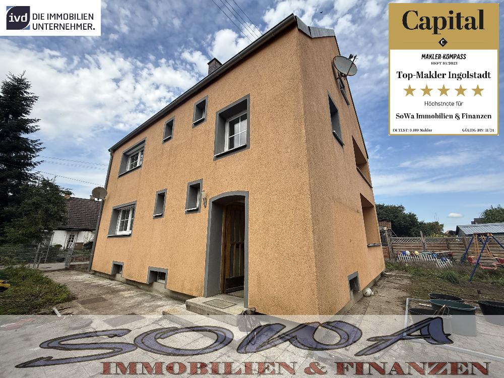 Thumbnail-Attraktives Ein-Zweifamilienhaus mit zwei Garagen in Ernsgaden - Ein Objekt von Ihrem Immobilienpartner SOWA Immobilien und Finanzen