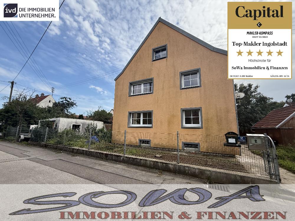 Thumbnail-Attraktives Ein-Zweifamilienhaus mit zwei Garagen in Ernsgaden - Ein Objekt von Ihrem Immobilienpartner SOWA Immobilien und Finanzen